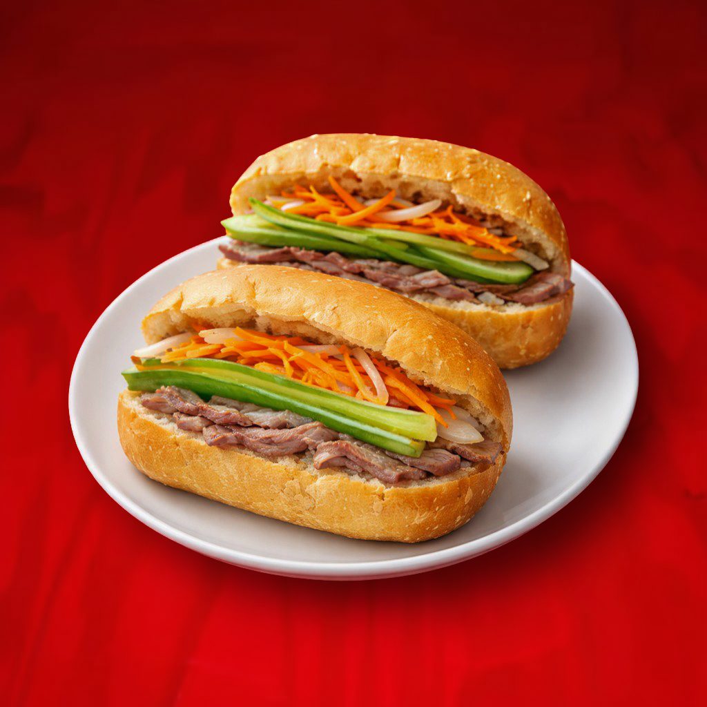 BBQ Pork Banh Mi.