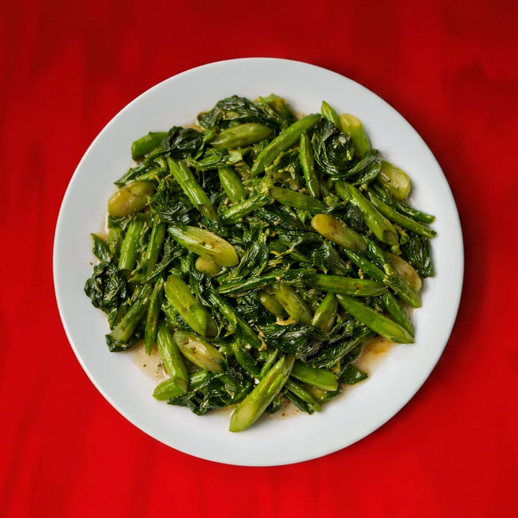 Garlic Chinese Broccoli.