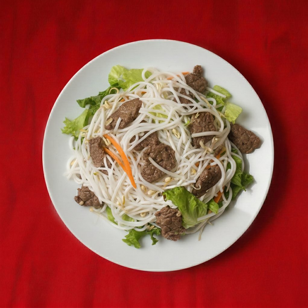 Grilled Beef Noodle Bowl.