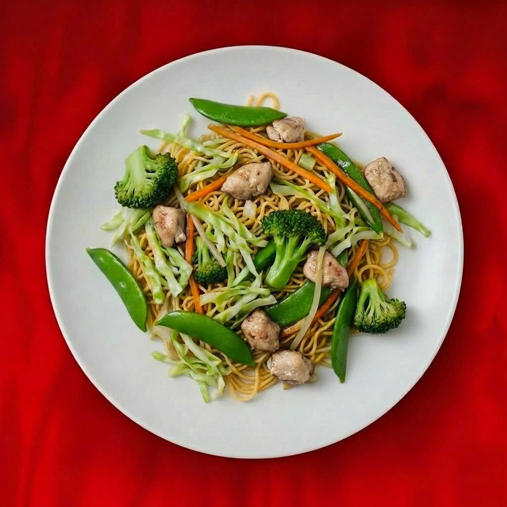Crispy Stir-Fried Egg Noodles.