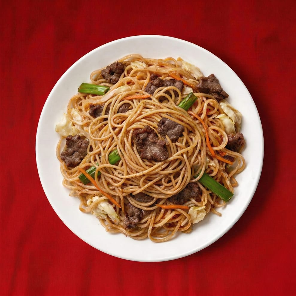 Beef Lo Mein.
