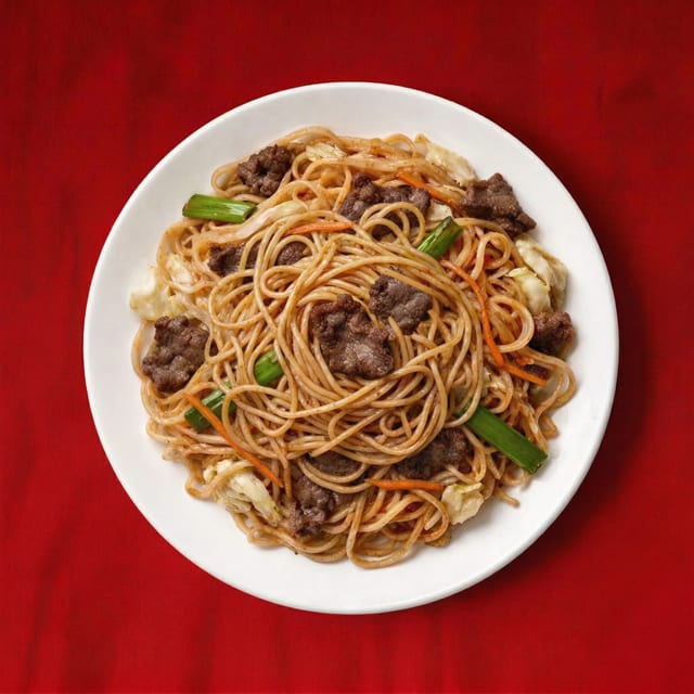 Beef Lo Mein.