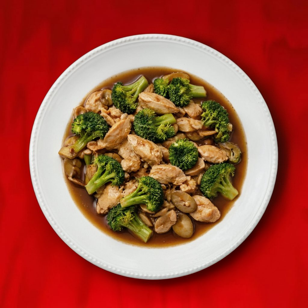 Chicken & Broccoli.