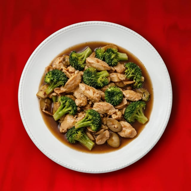 Chicken & Broccoli.