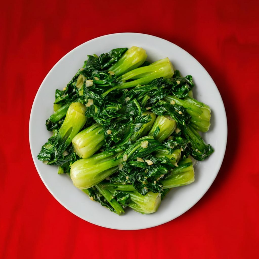 Garlic Baby Bok Choy.