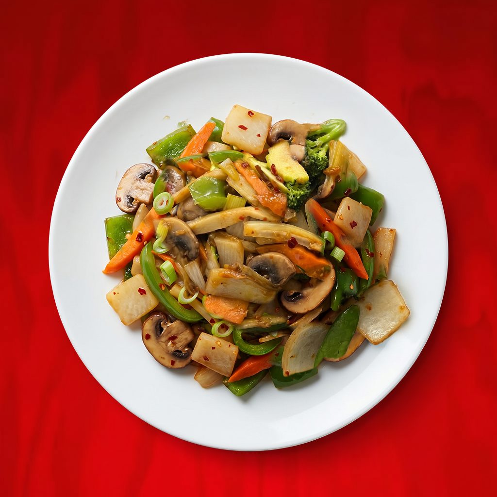 Hot Sichuan Vegetables.